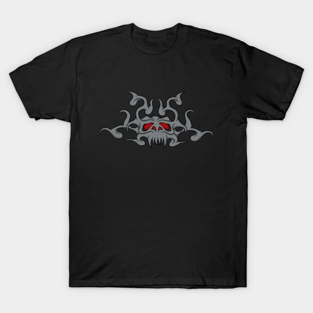 Demon skull T-Shirt by Ashygaru